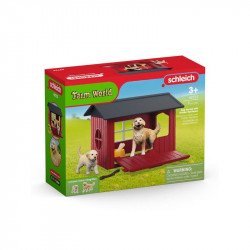Schleich Kutya Kennel Golden Retrieverekkel Gyűjthető Schleich