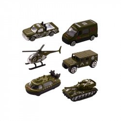 Katonai fém jármű - 1:64, többféle Autó, jármű Nincs
