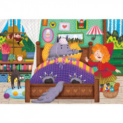 Puzzle 2x12 db - Mesék