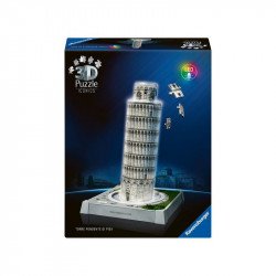 Puzzle 3D 216 db Iconics - Pisa világítós 3D puzzle Ravensburger