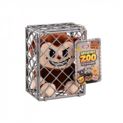 Plüss állatok ketrecben, 6 féle