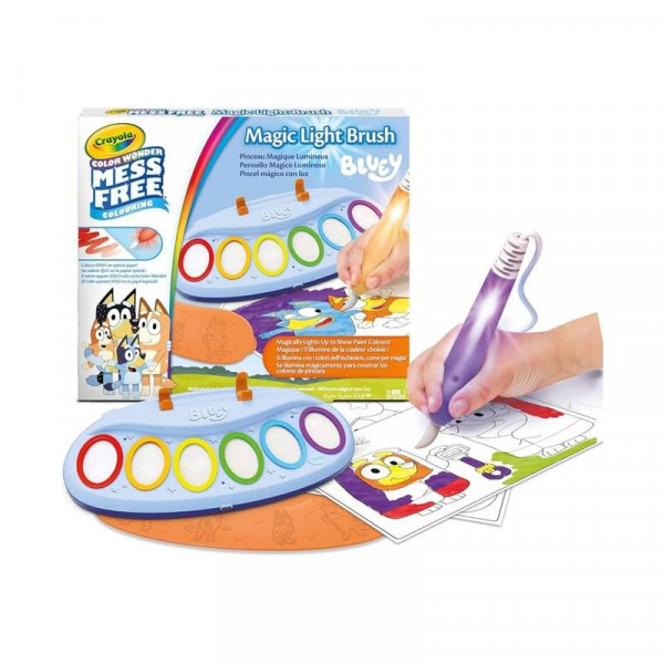Crayola CW Varázs festőkészlet világító ecsettel Bluey