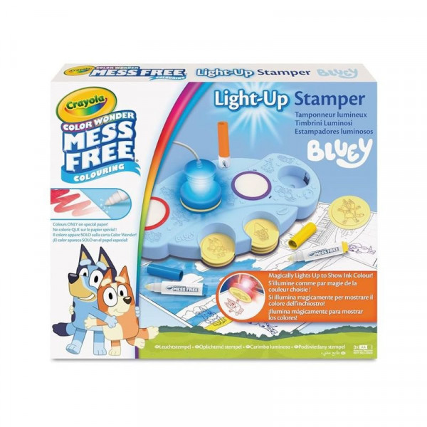 Crayola CW Világító varázspecsét-készlet Bluey