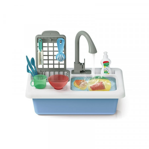 Minikonyha interaktív funkciókkal, 12 részes (a csaptelepben lévő szivattyú forgatja a vizet)