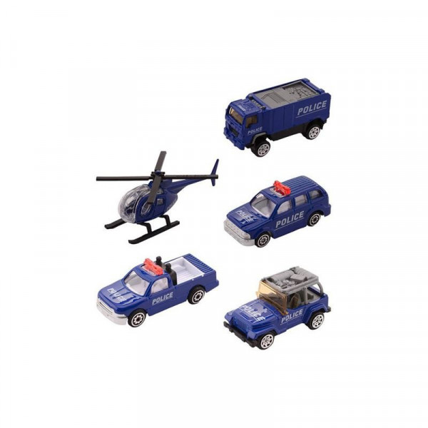 Rendőrségi fém jármű - 1:64, többféle