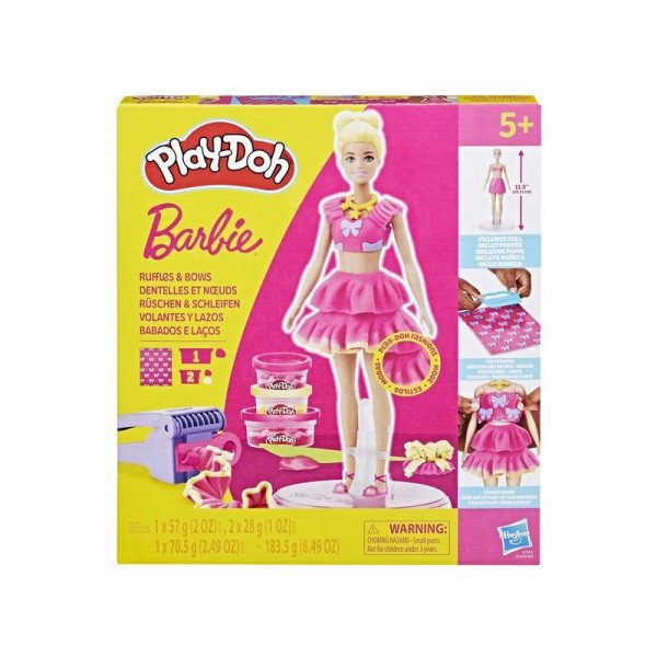 Play-doh Barbie fodrok és masnik