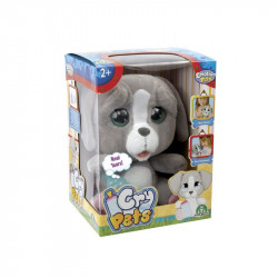CRY PET Pityergő kiskutya szortiment szürke barna Funkciós plüss Gpreciozi