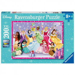 Puzzle 200 db - Disney Hercegnők karácsony 100-499 darabos puzzle Ravensburger