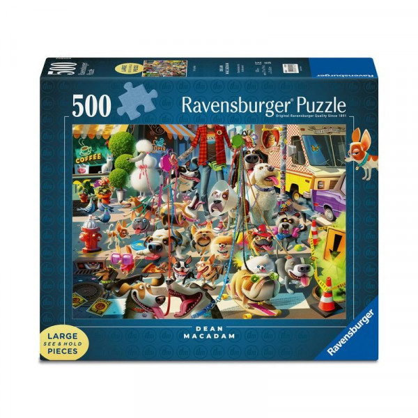 Puzzle 500 db - Kutyasétáltató