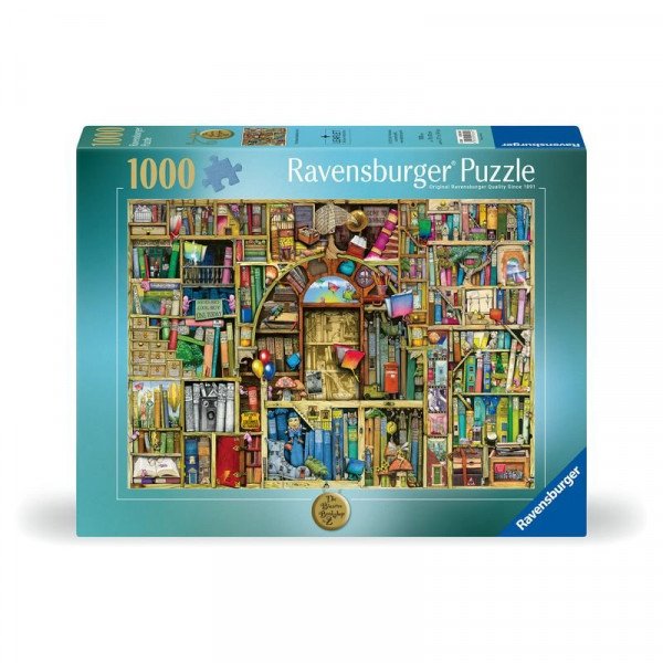 Puzzle 1000 db - Bizarr könyvesbolt