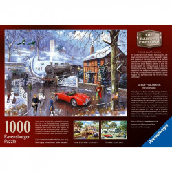 Puzzle 1000 db - Vonatállomás 1000-2999 darabos puzzle Ravensburger