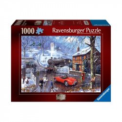 Puzzle 1000 db - Vonatállomás 1000-2999 darabos puzzle Ravensburger