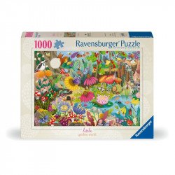 Puzzle 1000 db - Virágos kert 1000-2999 darabos puzzle Ravensburger
