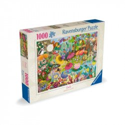 Puzzle 1000 db - Virágos kert 1000-2999 darabos puzzle Ravensburger
