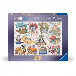 Puzzle 1000 db - Macska év