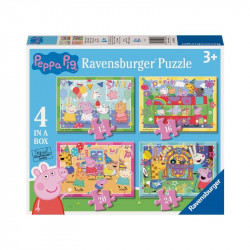 Puzzle 4in1 - Peppa malac 100-499 darabos puzzle Ravensburger