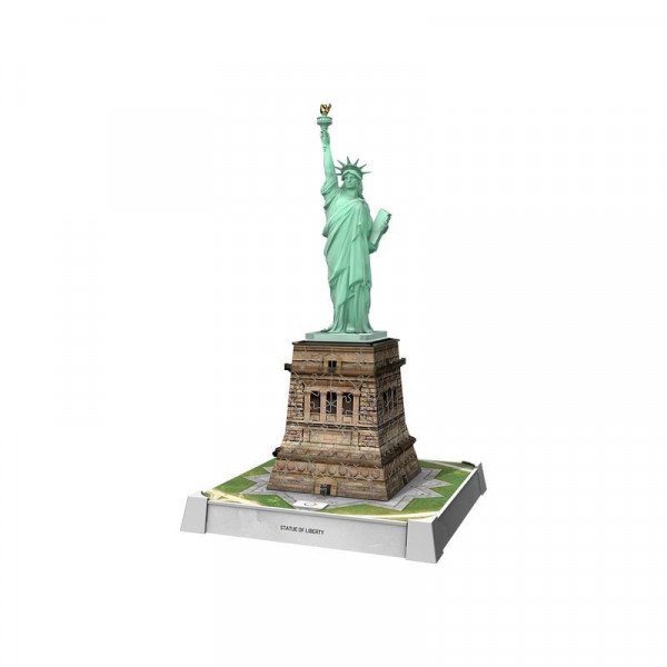 Puzzle 3D 108 db Iconics - Szabadságszobor világítós