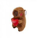 Kapibara szívvel 23cm