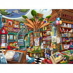 Puzzle 1500 db - Varázslatos Disney könyvesbolt 1000-2999 darabos puzzle Ravensburger