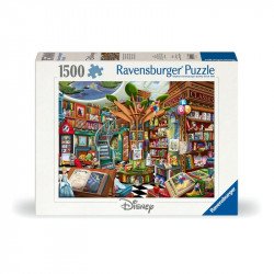 Puzzle 1500 db - Varázslatos Disney könyvesbolt 1000-2999 darabos puzzle Ravensburger