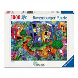 Puzzle 1000 db - WJPC 25 Katicabogár út 1000-2999 darabos puzzle Ravensburger