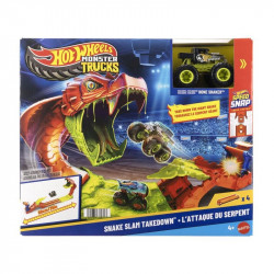 Hot Wheels Monster Trucks kígyómarás pályaszett Autópálya, parkolóház Hot Wheels