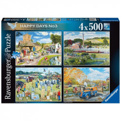 Puzzle 4x500 db - Boldog napok no3