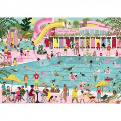 Puzzle 1000 db - Falmingó park 1000-2999 darabos puzzle Ravensburger