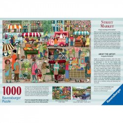 Puzzle 1000 db - Utcai piac 1000-2999 darabos puzzle Ravensburger