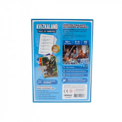 Kvízkaland társasjáték Szórakoztató-parti társasjáték Nincs