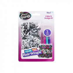 Shimmer’n Sparkle színezhető hajgumi klt. Kreatív készlet Crazart