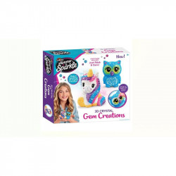 Shimmer’n Sparkle 3D-s DIY figurák kristállyal Kreatív készlet Crazart