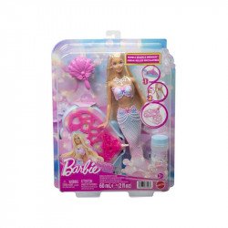 Barbie buborékvarázs sellő Baba, babakocsi Mattel