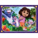 Puzzle 4in1 - Dóra a felfedező