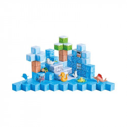 Mágneses építőkockák - jeges tenger állatokkal 112 db /cs Építőjáték