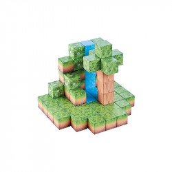 Mágneses építőkockák - szafari 64 db /cs Építőjáték