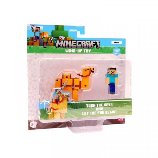Minecraft figura felhúzható állattal s2