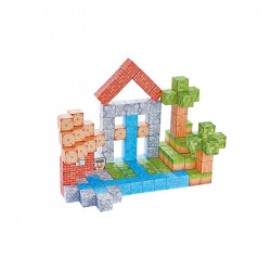 Mágneses építőkockák - szafari 119 db /cs