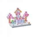 Mágneses építőkockák - lila város 193 db /cs