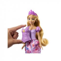 Disney hercegnők mesés játékszett - Aranyhaj Baba, babakocsi Mattel