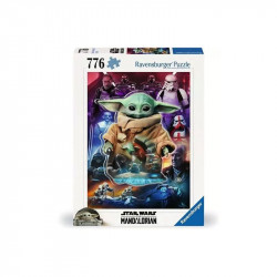 Puzzle 776 db - Grogu utazása 500-999 darabos puzzle Ravensburger