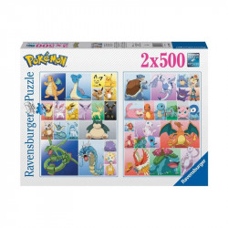Puzzle 2x500 db - Pokémon 1000-2999 darabos puzzle Ravensburger