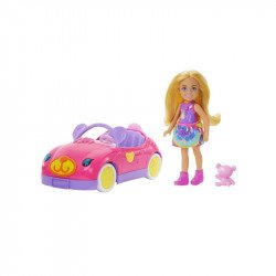 Barbie Chelsea macis kabriója Baba, babakocsi Mattel