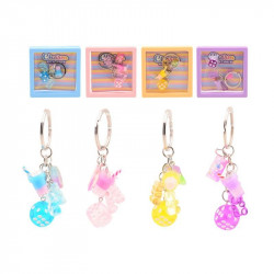 Charm kulcstartó, 4 féle