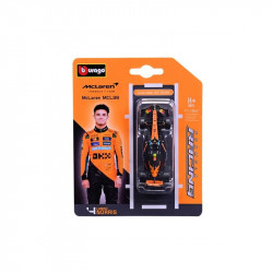 Bburago 1/64 F1 versenyautó - Mclaren MCL39 Norris Autó, jármű Bburago