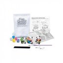 Gipszkiöntő-Cuki panda mágnesek