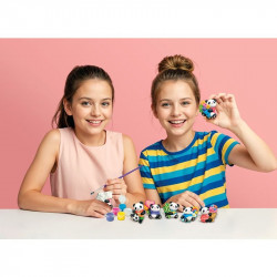 Gipszkiöntő-Cuki panda mágnesek