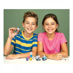 Gipszkiöntő-Cuki panda mágnesek