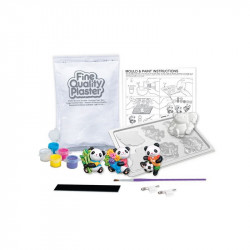 Gipszkiöntő-Cuki panda mágnesek