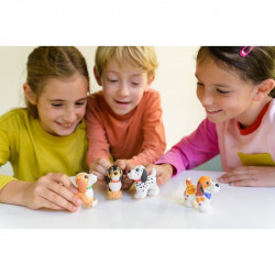 Gipszkiöntő-Aranyos kutyusok